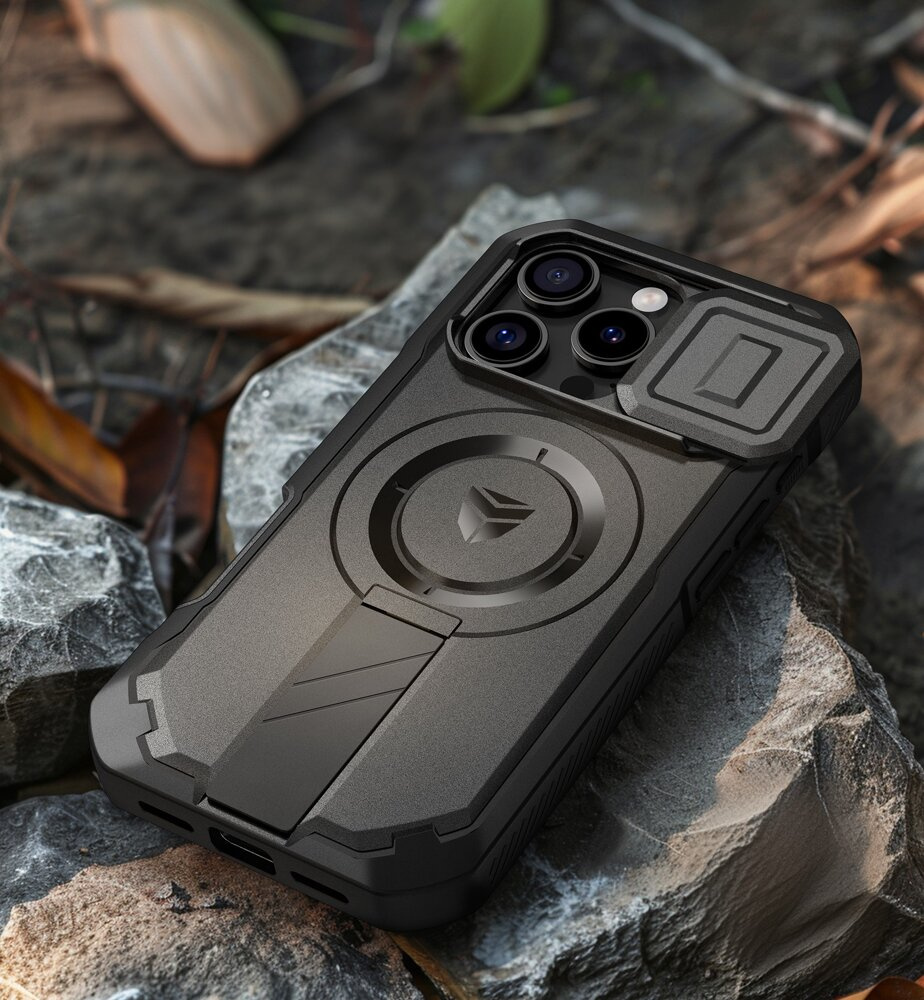 Dexnor iPhone 16 Pro – etui z podstawką i możliwością ustawienia poziomo
