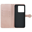 Etui z klapką do Xiaomi Poco X6 5G, Mandala, różowe rose gold