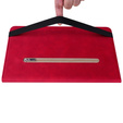 Etui do Lenovo Tab M9, Wallet Pen Slot, czerwone