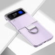 Etui Hybrid Metal Ring do Samsung Galaxy Z Flip4 5G, Clear