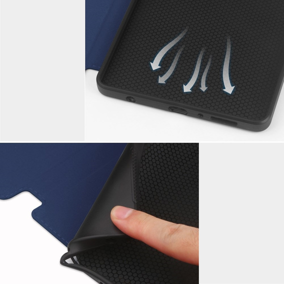 Etui do Samsung Galaxy Tab A9, Business Card, niebieskie