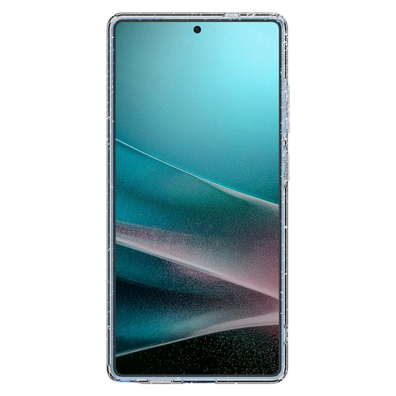 Etui Spigen do Samsung Galaxy S25 Ultra, Liquid Crystal Glitter, przezroczyste + Szkło hartowane