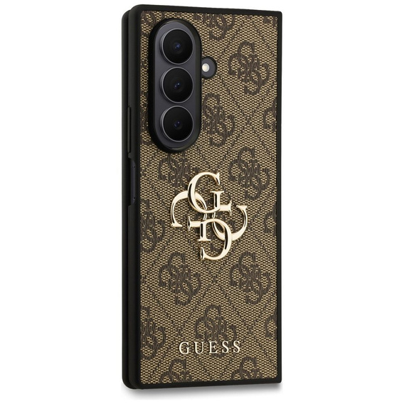 Etui GUESS do Samsung Galaxy Z Fold7, 4G Big Metal Logo, brązowe