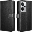 Etui z klapką do Realme 14 5G / Realme 14T 5G, Crazy Horse Wallet, czarne