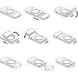 Ładowarka indukcyjna do Apple Watch 1/2/3/4/5/6/7/8/9/10/11/SE/Ultra 1/2/3, Biała