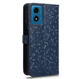 Etui z klapką do Motorola Moto G24 / G24 Power / G04, Wallet Rhombus, niebieskie