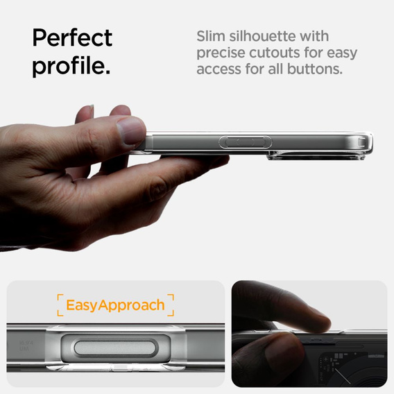 Etui Spigen do iPhone 16 Pro Max, Ultra Hybrid Zero One + Szkło Hartowane 9H