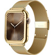 Bransoleta + Etui z Osłoną na Ekran do Apple Watch 10/11 42mm, Złota