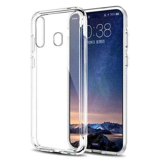 Etui cienkie do Samsung Galaxy A20S, Slim, przezroczyste