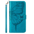 Etui z klapką do Samsung Galaxy Z Fold6 5G, Butterfly, niebieskie