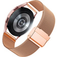 Bransoleta + Etui z Osłoną na Ekran do Samsung Galaxy Watch 7 44mm, Różowe złoto