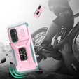 Etui do Samsung Galaxy A54 5G, pancerne Slide Ring, różowe