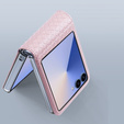 Etui Dux Ducis Bril Series do Samsung Galaxy Z Flip7 5G – różowe, skórzane