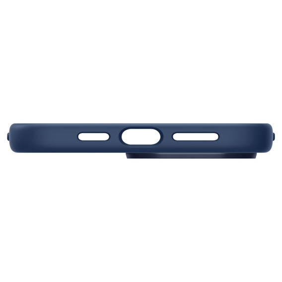 Etui Spigen do iPhone 14 Pro, Silicone Fit MagSafe, Navy Blue