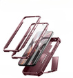 Etui pancerne do Samsung Galaxy S23, Dexnor Full Body (Two Frames), czerwone