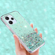 Zestaw Etui Brokat do Xiaomi Redmi 12, zielone + szkło