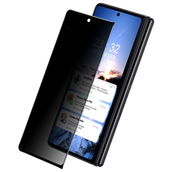Szkło Hartowane IMAK Full Cover do Samsung Galaxy Z Fold4 5G - Black