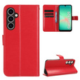 Etui z klapką do Samsung Galaxy A26 5G, Crazy Horse Wallet, czerwone