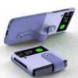 Etui Wristband Kickstand do Samsung Galaxy Z Flip3 5G, Blue/Purple