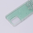 Etui do Xiaomi Redmi 12, Glittery, zielone