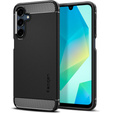 Etui Spigen do Samsung Galaxy A16 / A16 5G, Rugged Armor MagSafe, czarne + Szkło Hartowane 9H