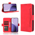 Etui z klapką do Oppo Reno 14, Card Slot, czerwone