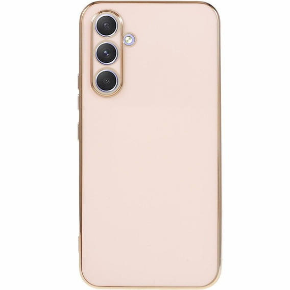 Etui do Samsung Galaxy A05s, Glamour CamShield, różowe