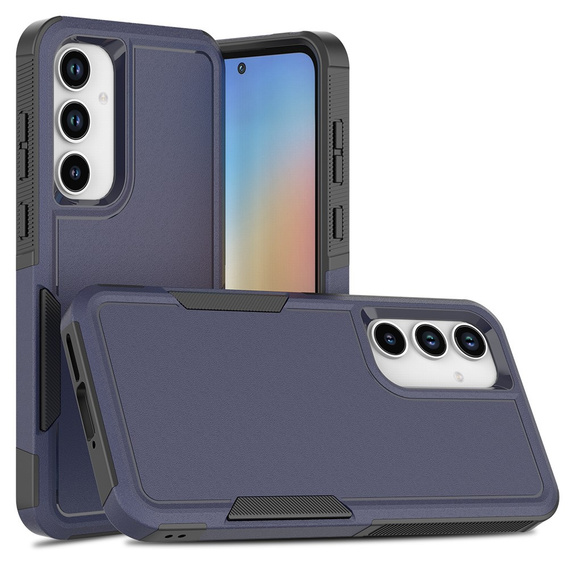 Etui pancerne do Samsung Galaxy A35 5G, Dual Shockproof, granatowe