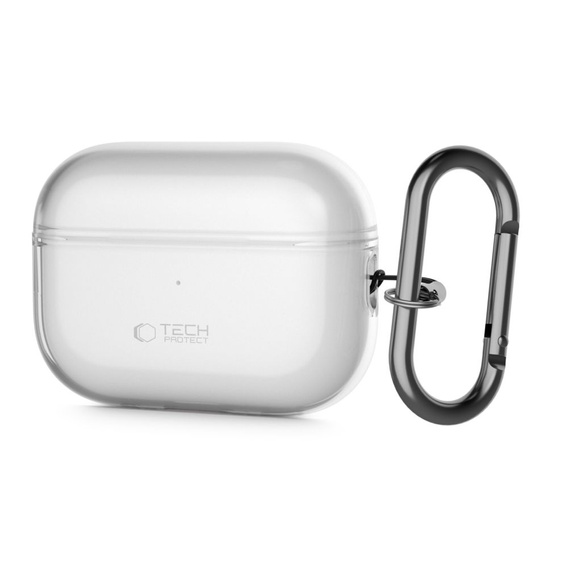 Tech-Protect Etui FlexAir na Słuchawki Apple Airpods Pro 1 / 2, Przezroczyste