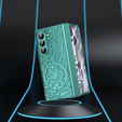 Etui do Samsung Galaxy Z Fold6 5G, Mechanical Legend, zielone