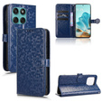 Etui z klapką do Motorola Edge 60 / 60 Fusion, Wallet Rhombus, niebieskie