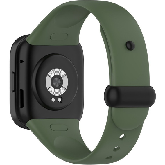 Pasek Silikonowy do Xiaomi Redmi Watch 3, Zielony / Czarny