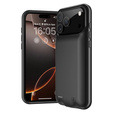 Etui z Baterią 6000mAh do iPhone 17 Pro, czarne