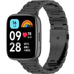 Bransoleta Stalowa do Xiaomi Redmi Watch 3 Active, Czarna
