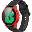 2w1 Etui + Szkło Hartowane do Samsung Galaxy Watch 4 44mm, Czerwone