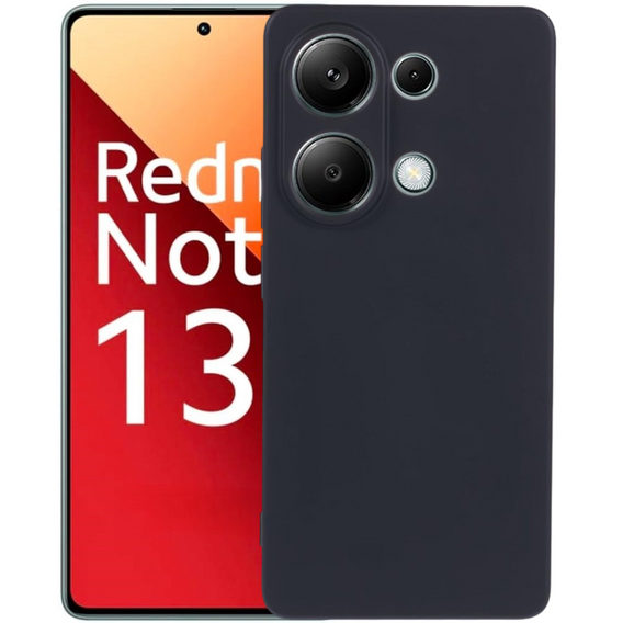 Etui do Xiaomi Redmi Note 13 Pro 4G, Silicone Lite, czarne