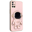 Etui do Samsung Galaxy M51, Astronaut, różowe rose gold