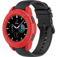 Etui z nakładką bezel ring do Samsung Galaxy Watch4 Classic 46mm, Czerwone