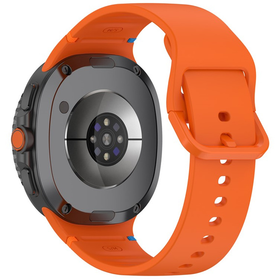 Pasek Silikonowy do Samsung Galaxy Watch 8 / 8 Classic, Pomarańczowy