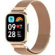 Pasek Bransoleta Milanese z Etui do Xiaomi Redmi Watch 3 Active, Różowe rose gold
