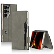 Etui z klapką do Samsung Galaxy S26 Ultra, GKK Card Slot Wallet, szare