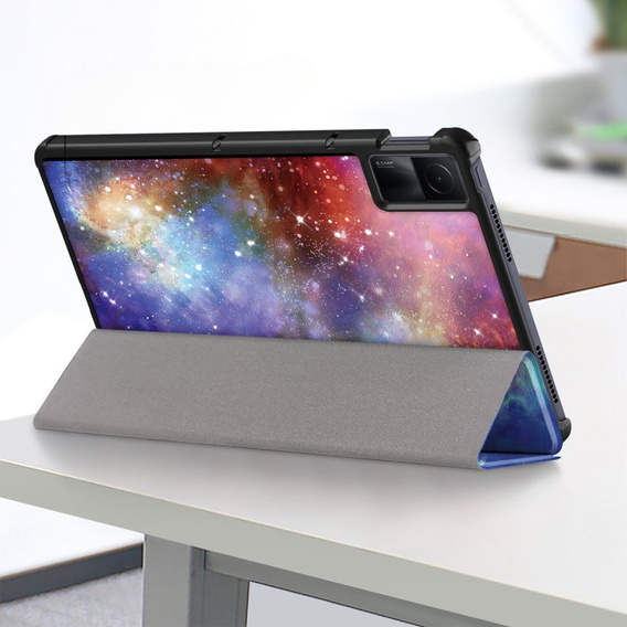 Etui do Xiaomi Redmi Pad 10.6, Trójdzielne z klapką, Galaktyka