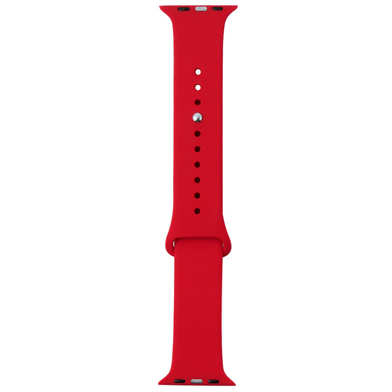 Pasek Silikonowy do Apple Watch 1/2/3/4/5/6/7/8/9/10/11/SE Ultra 1/2/3 42/44/45/46/49mm, Czerwony