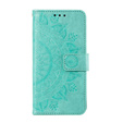 Etui z klapką do Xiaomi Redmi Note 13 Pro 4G / Xiaomi Redmi Note 14S / Xiaomi Poco M6 Pro 4G, Mandala, zielone