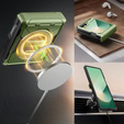 Etui do Samsung Galaxy Z Flip7 FE / Z Flip6, Tongate MECH Magsafe, zielone