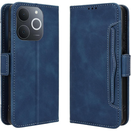 Etui z klapką do Realme Note 70T 4G, Card Slot, granatowe