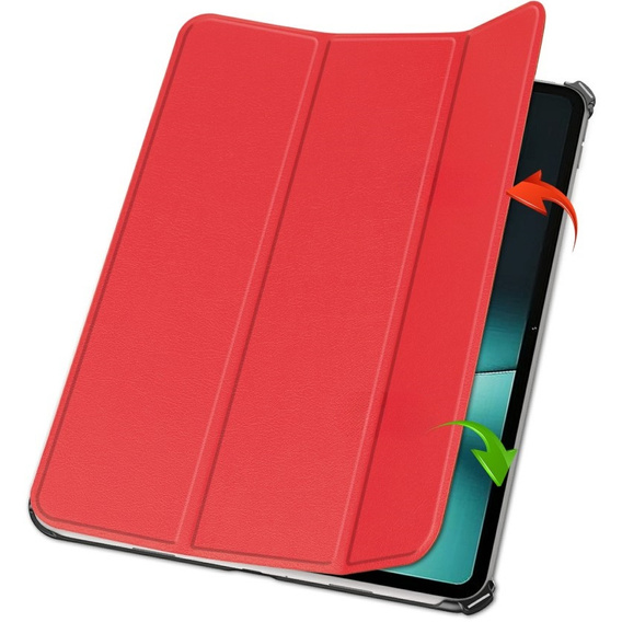 Etui do OnePlus Pad, Smartcase, czerwone