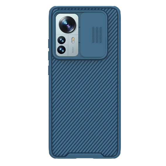 Etui NILLKIN do Xiaomi 12 Pro, CamShield Case, niebieskie