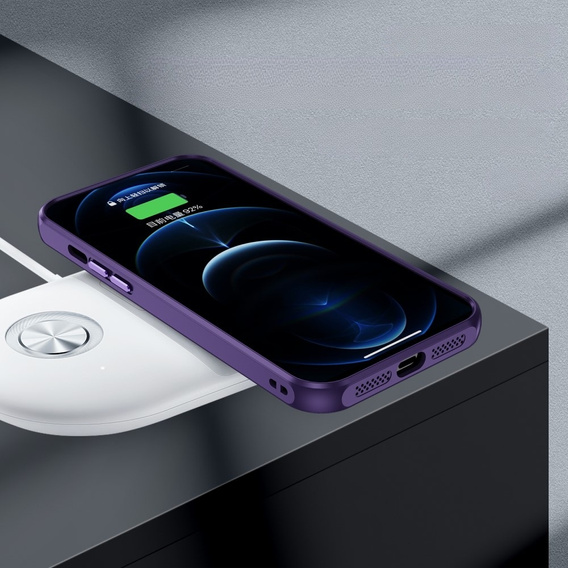 Etui do iPhone 12 Pro, ERBORD Impact Guard, ciemnofioletowe