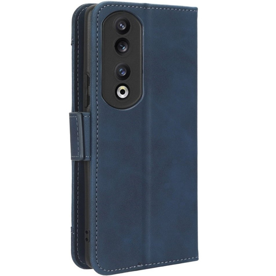 Etui z klapką do Honor 90, Card Slot, niebieskie